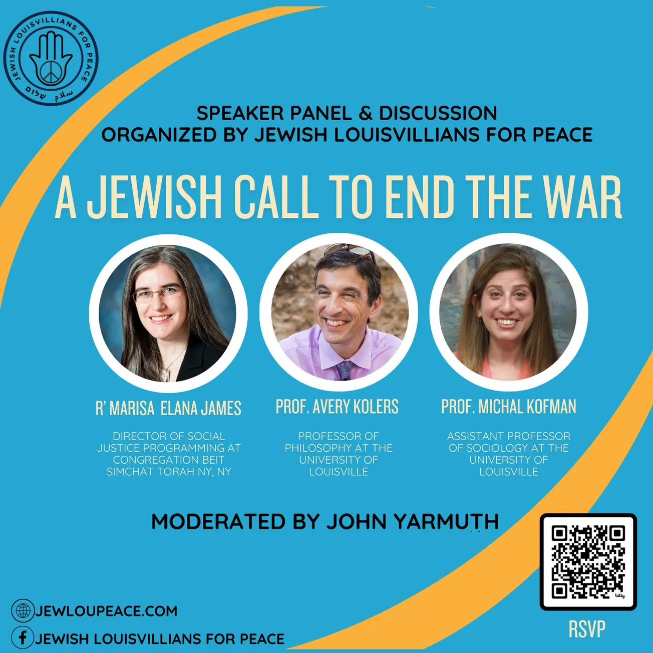 Louisville Jewish group hosts “A Jewish Call to End the War”