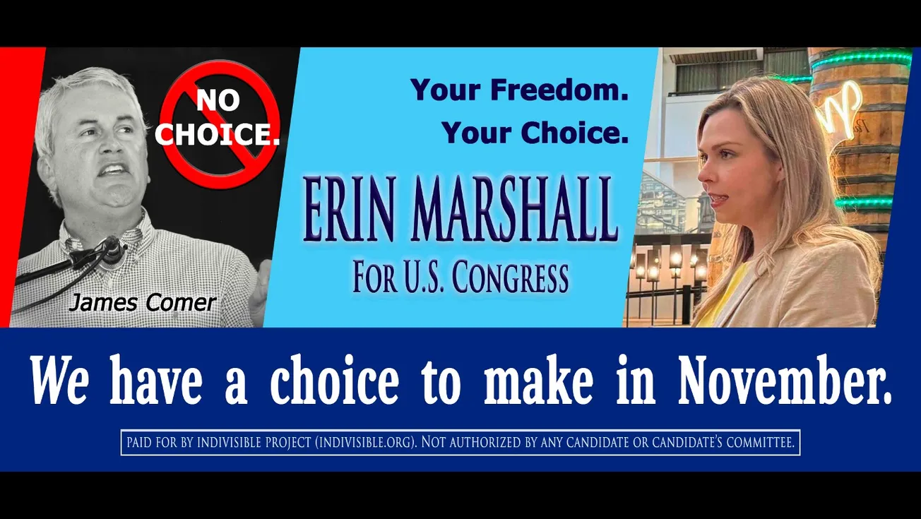 Four Rivers Indivisible endorses Marshall – AND plans a billboard for her