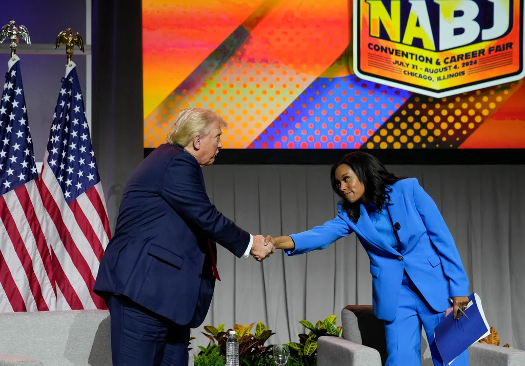 Trump reveals so much racism at the NABJ