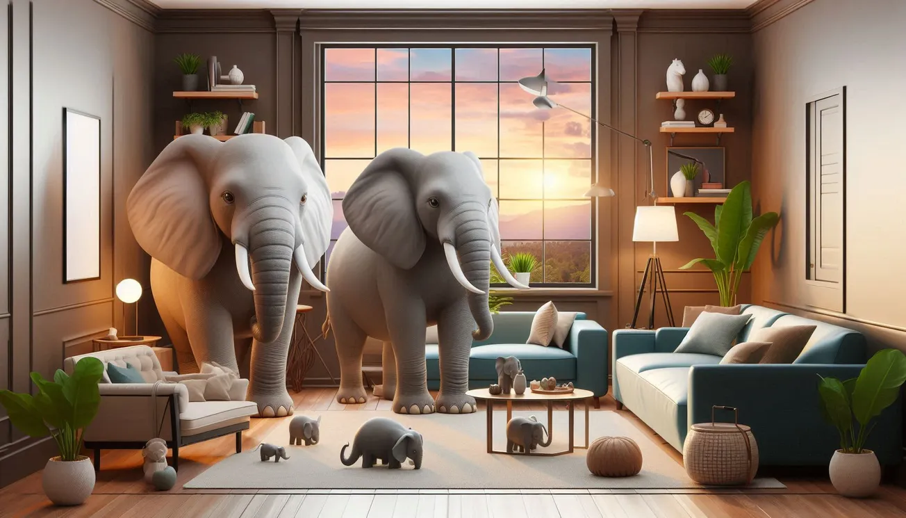 The two elephants in the Trump living room