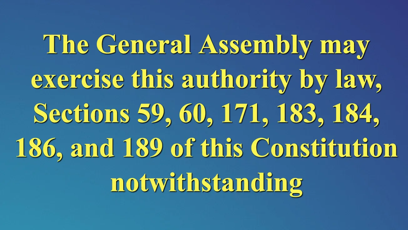 Amendment 2 is dangerous to Kentuckians for two words: “may” and “notwithstanding.”