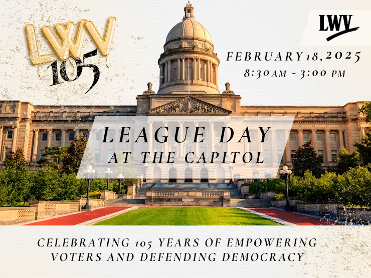 League of Women Voters going to Frankfort on Wednesday