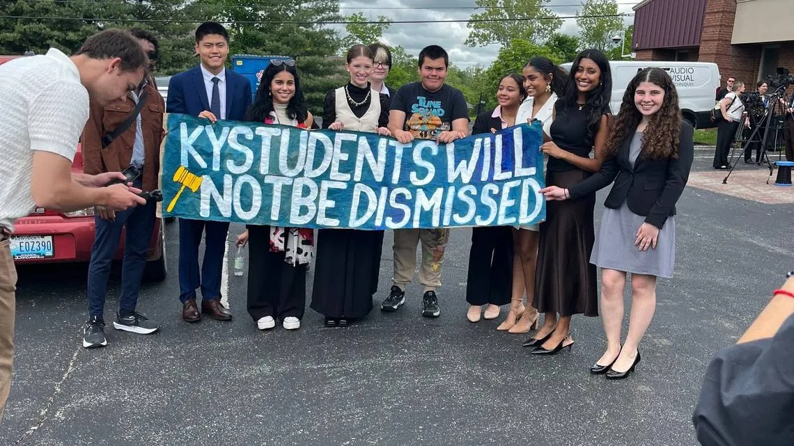 ‘Invigorating’: Students hear first arguments in KY school funding case they filed